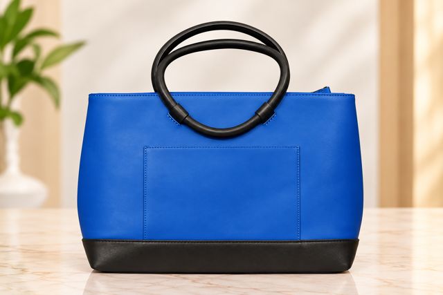 Cobalt blue tote